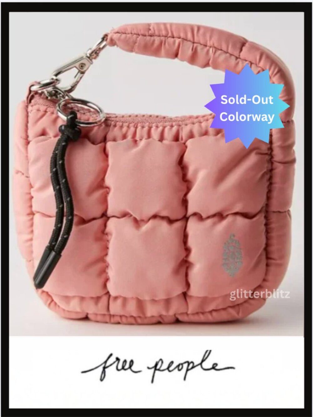 Free People Quilted Micro Pouch